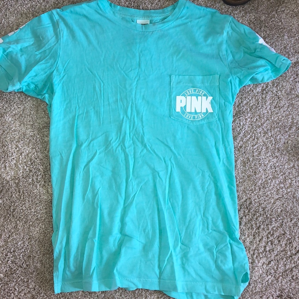 pink shortsleeve shirt